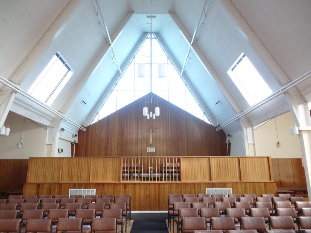 Moncreiff Parish Church, Calderwood, East Kilbride - back