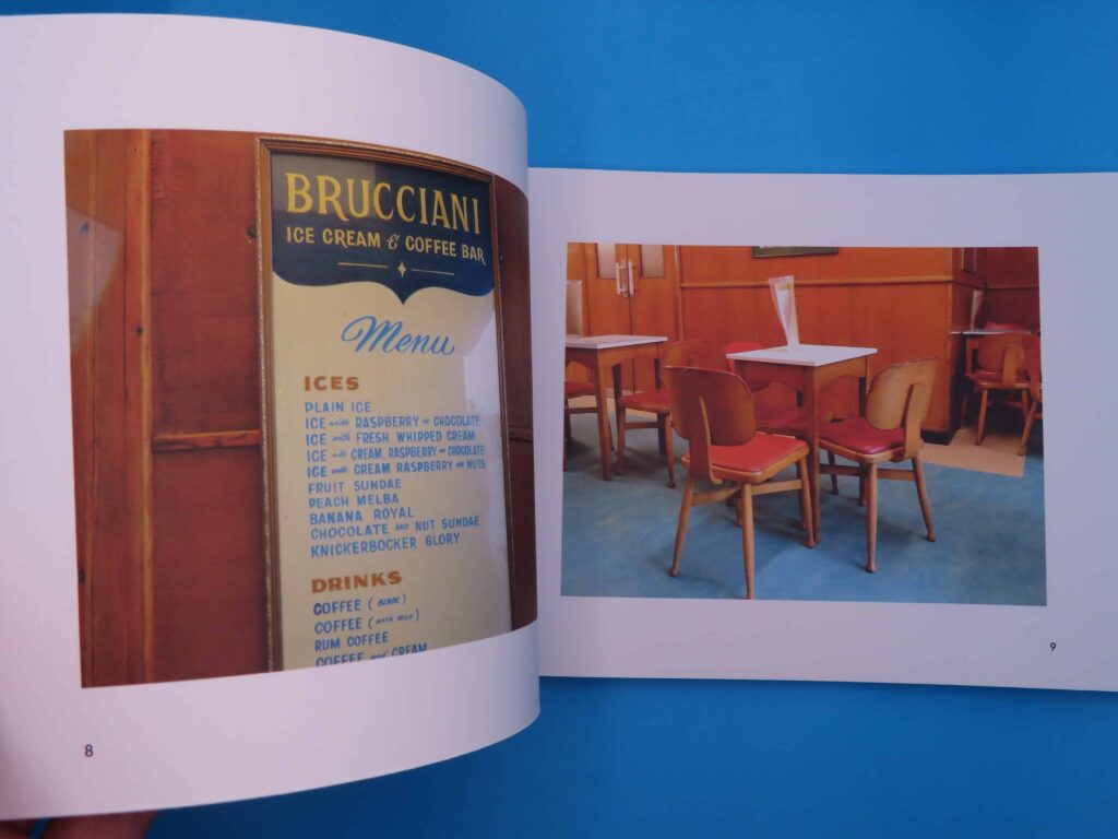 Chips and Ice Cream - Brucciani's spread