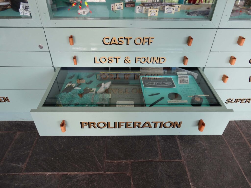 Piel Island artefacts in the Ship Inn