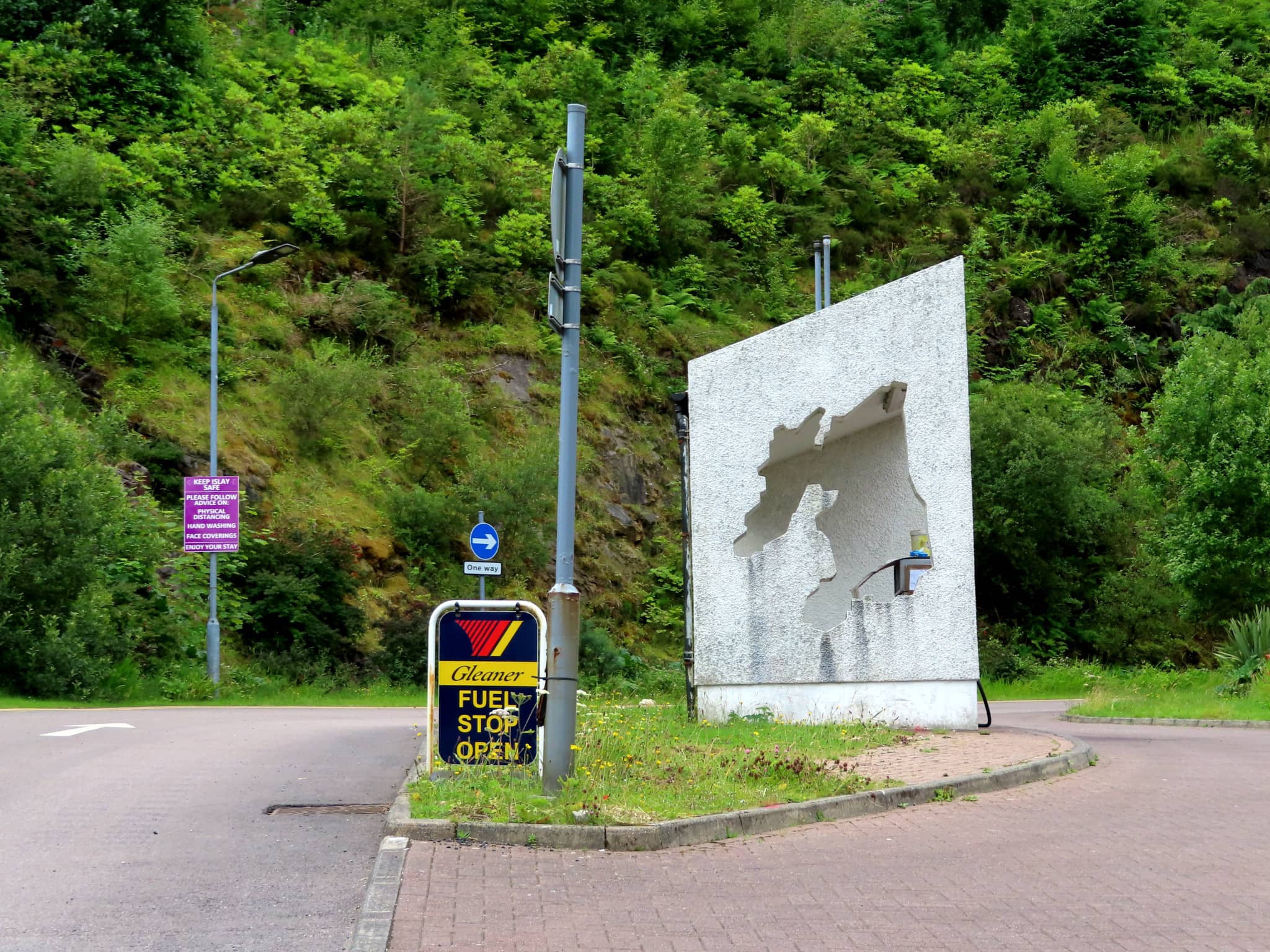Port Askaig garage, Isle of Islay