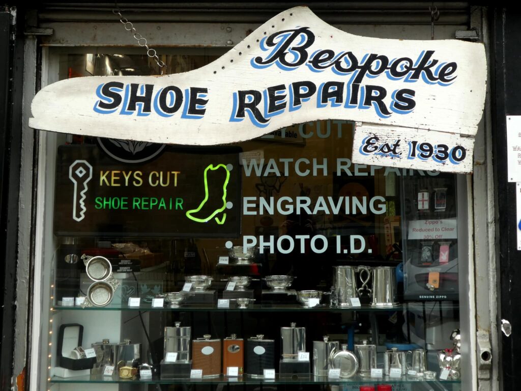 Bespoke Shoe Repairs, Byres Road, Glasgow
