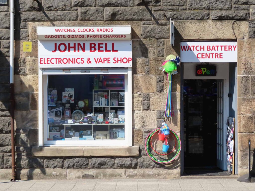 John Bell Electronics and Vape Shop, Oban