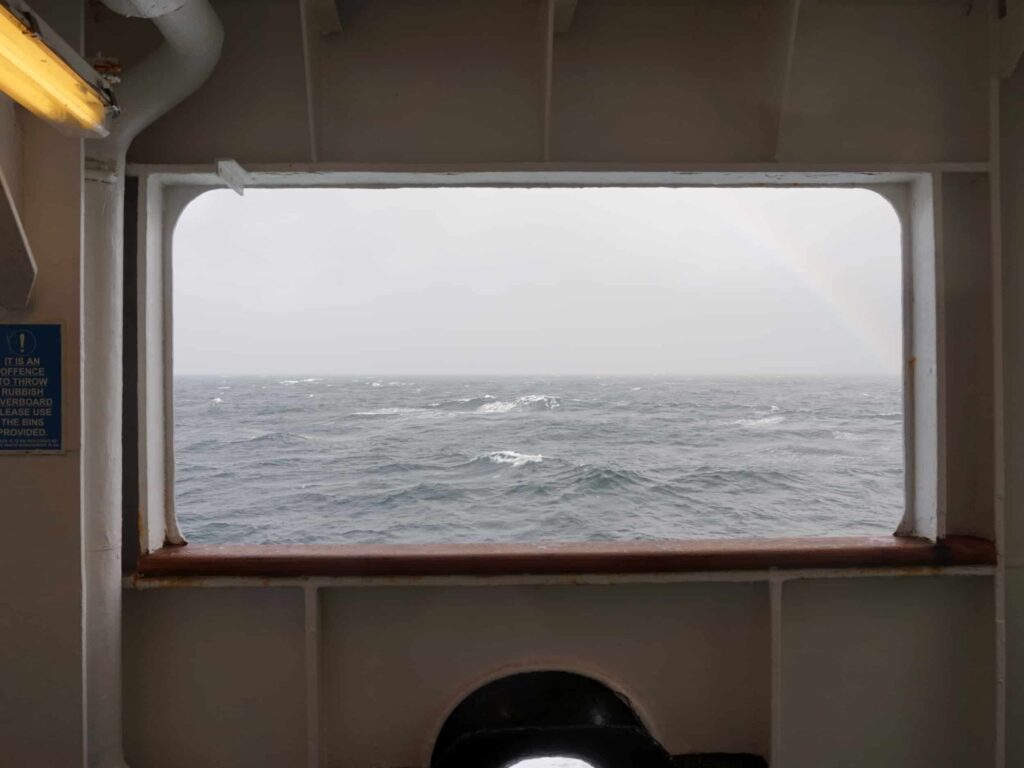 View from the M.V. Isle of Arran on the way to Brodick